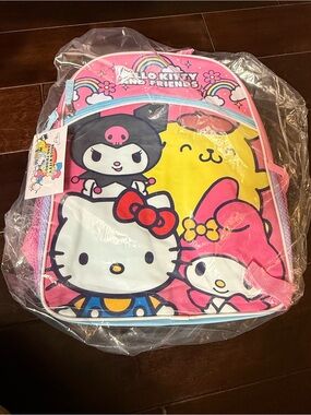 New Pink Hello Kitty & Friends Character School Backpack